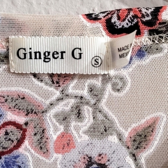 Floral Mesh Top - Picture 3 of 3